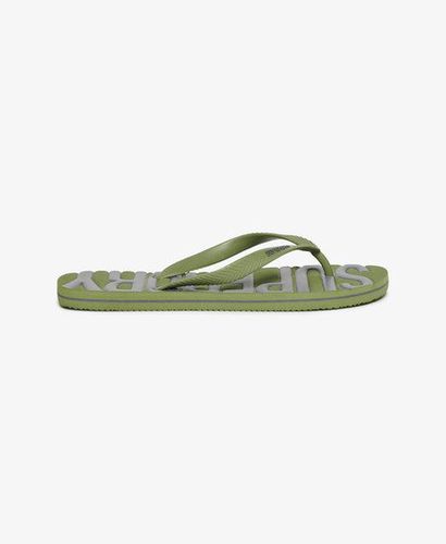 Herren Vegane Vintage Flip-Flops - Größe: 8-9 - Black Friday & weitere Preisnachlässe - Superdry - Modalova