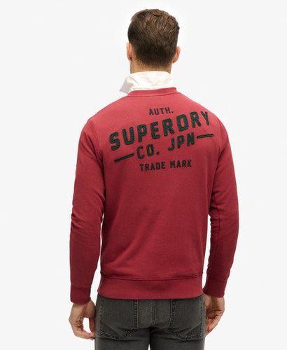 Men's Workwear Sweatshirt mit Applikation - Größe: Xxl - Superdry - Modalova