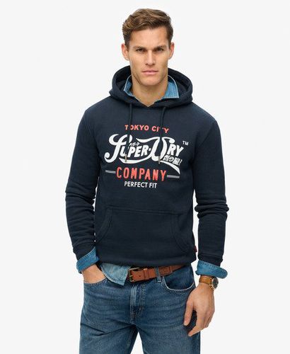 Herren Perfect Fit Hoodie mit Schriftzug - Größe: S - Superdry - Modalova