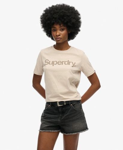 Damen Farblich Abgestimmtes Core T-shirt - Größe: 40 - Superdry - Modalova