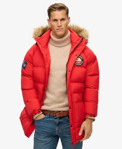 Herren Langer Everest Baffled Parka - Größe: S - Superdry - Modalova
