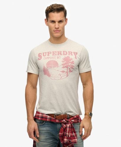 Herren Locker Geschnittenes Einfarbiges Lo-fi Outdoor T-shirt - Größe: XL - Superdry - Modalova