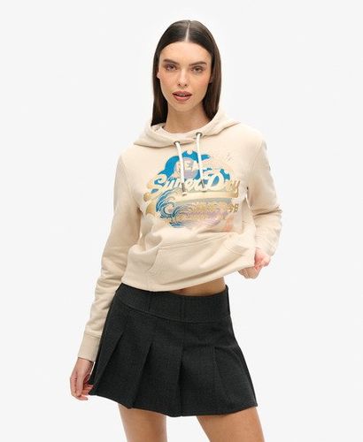 Damen Itago Hoodie mit Vintage Logo - Größe: 40 - Superdry - Modalova