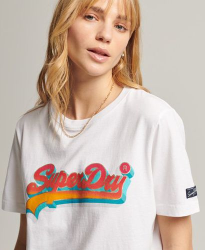 Women's Saisonales Vintage-Logo T-Shirt - Größe: 42 - Superdry - Modalova