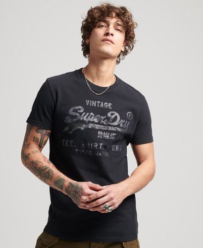 Men's Vintage Logo Bonded T-Shirt - Größe: XL - Superdry - Modalova