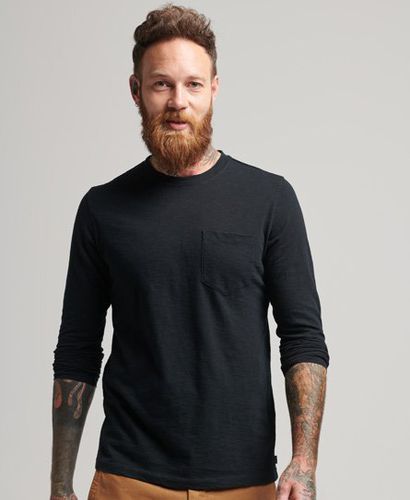 Men's Langärmeliges Oberteil aus Slub-Jersey - Größe: S - Superdry - Modalova