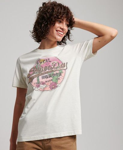 Women's Vintage Logo Narrative T-Shirt - Größe: 38 - Superdry - Modalova