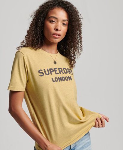 Women's Vintage Stack T-Shirt mit Grafik - Größe: 44 - Superdry - Modalova