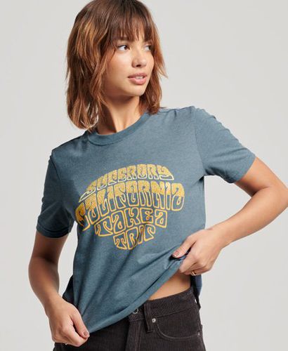 Damen Vintage T-Shirt mit Verzierung - Größe: 34 - Superdry - Modalova