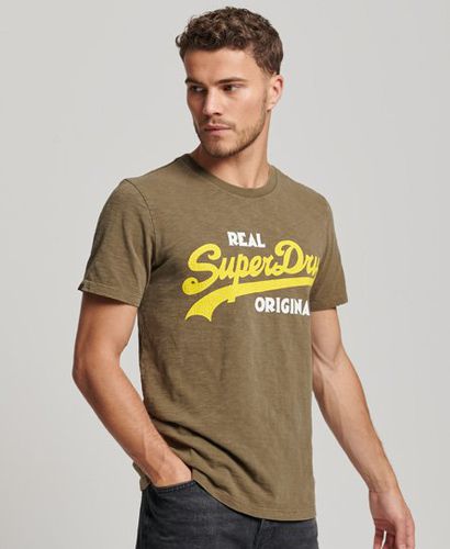 Men's Überfärbtes Vintage Logo Real Original T-Shirt - Größe: S - Superdry - Modalova