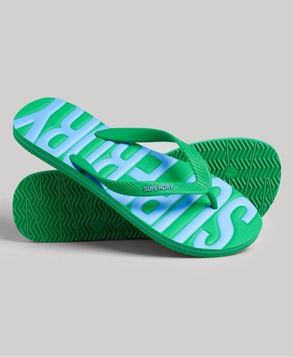 Herren Flip Flops Logo Druck, Größe: S - Größe: S - Superdry - Modalova