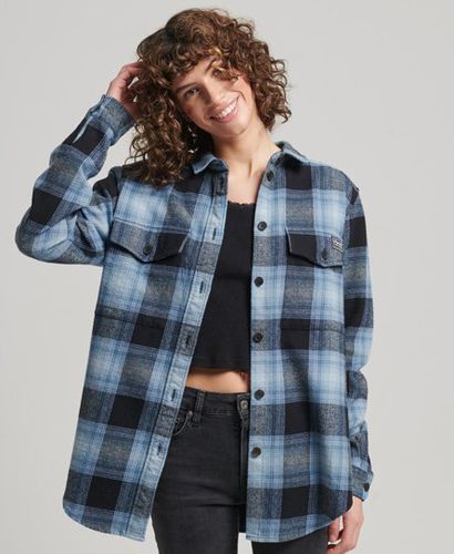 Women's Damen Vintage Hemdjacke Kariert, Größe: 40 - Größe: 40 - Superdry - Modalova