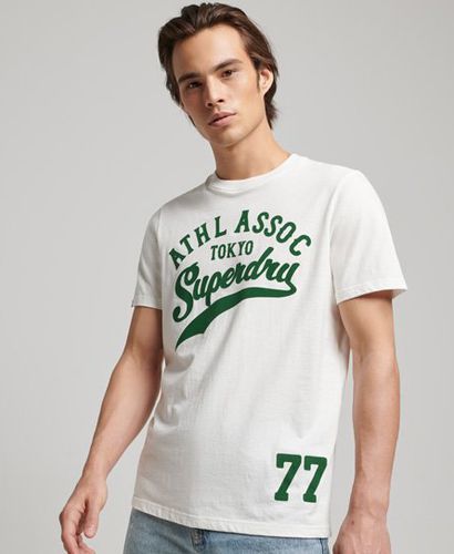 Men's Herren und Vintage Home Run T-Shirt mit Logo-Druck, Größe: S - Größe: S - Superdry - Modalova