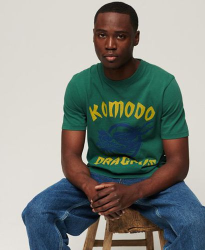 Herren x Komodo Classic Dragon T-Shirt Mit Grafikdruck, Größe: S - Größe: S - Superdry - Modalova