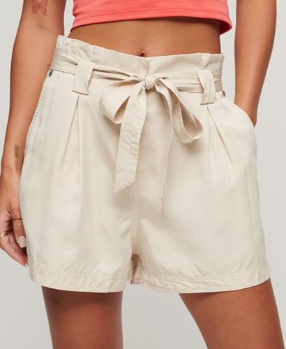 Women's Desert Paper Bag Shorts - Größe: 40 - Black Friday & weitere Preisnachlässe - Superdry - Modalova