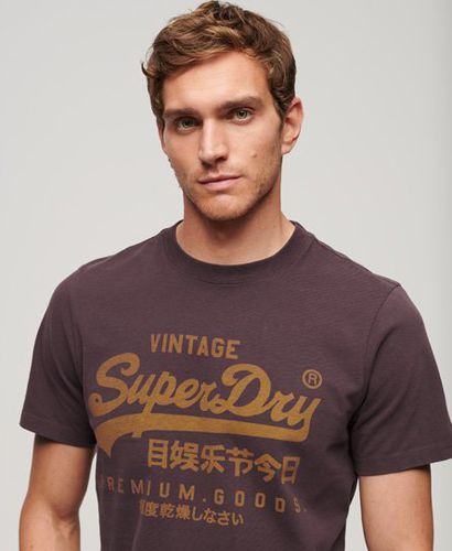 Herren Vintage Logo Premium Goods T-Shirt - Größe: M - Superdry - Modalova