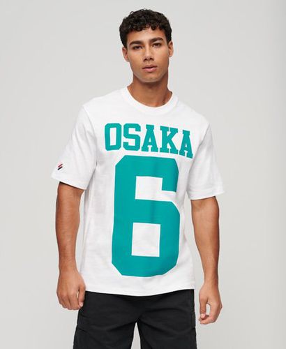 Men's Locker Geschnittenes Osaka T-Shirt mit Logo - Größe: Xxl - Superdry - Modalova