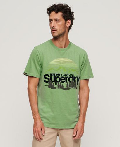 Men's Core Logo Great Outdoors T-Shirt - Größe: L - Superdry - Modalova