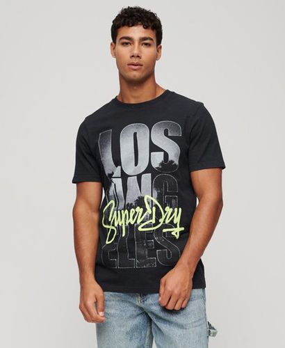 Men's Skater-T-Shirt mit Logo und Fotoprint - Größe: L - Superdry - Modalova