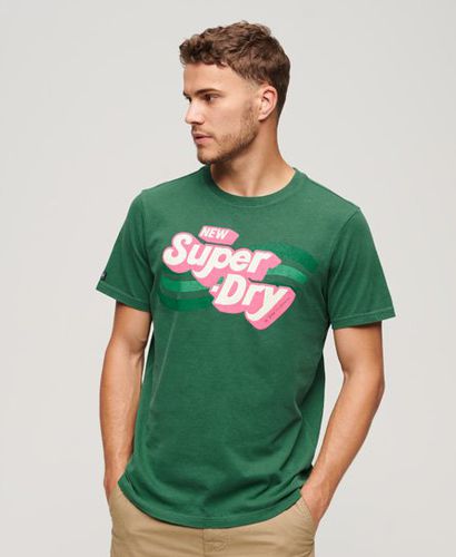 Men's Cooper 70er-Jahre-T-Shirt mit Retro-Logo - Größe: L - Superdry - Modalova