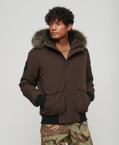 Men's Everest Bomber-Steppjacke mit Kapuze - Größe: M - Black Friday & weitere Preisnachlässe - Superdry - Modalova