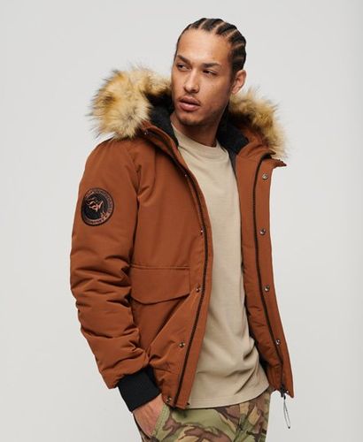 Herren Everest Bomber-steppjacke mit Kapuze - Größe: L - Superdry - Modalova