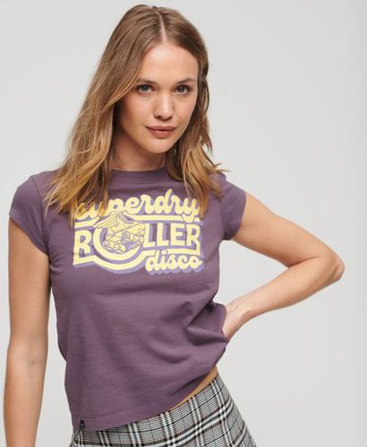 Women's Roller Disco T-Shirt - Größe: 42 - Superdry - Modalova