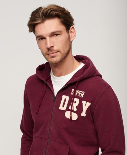 Men's Vintage Athletic Zip Hoodie - Größe: L - Superdry - Modalova