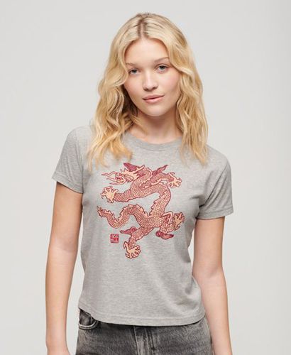 Women's x Komodo Dragon Slim T-Shirt - Größe: 42 - Superdry - Modalova