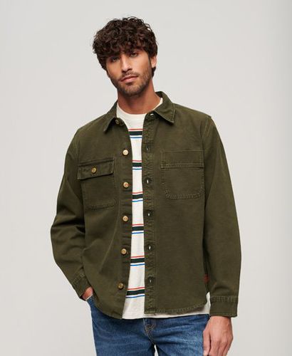 Men's Surplus Canvas-Hemdjacke - Größe: M - Superdry - Modalova