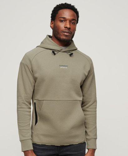 Herren Locker Geschnittenes Sport Tech Hoodie mit Logo, Größe: L - Superdry - Modalova