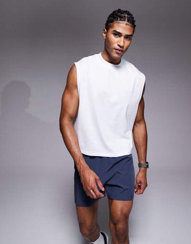 Dbardeur court de musculation en coton  schage rapide - 4505 - Modalova