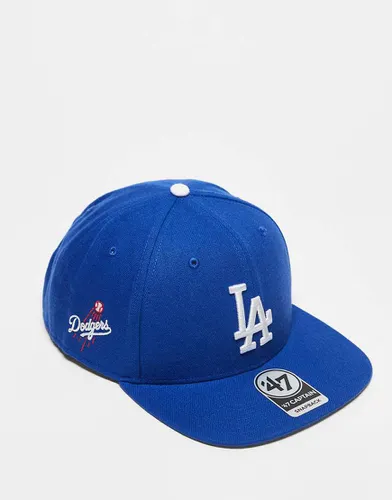 Casquette à visière plate avec détail LA Dodgers - 47 Brand - Modalova