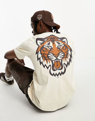 Detroit Tigers - T-shirt à imprimé sur le devant et au dos - cassé - 47 Brand - Modalova
