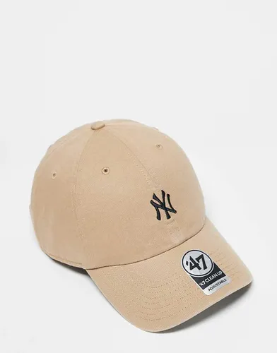 Casquette à petit logo NY Yankees - Beige - 47 Brand - Modalova