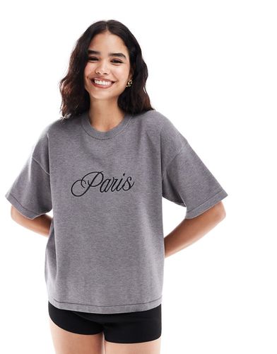 Paris - T-shirt en maille à logo - 4Th & Reckless - Modalova