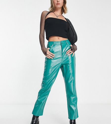 Pantalon court en similicuir - Turquoise - 4Th & Reckless Petite - Modalova