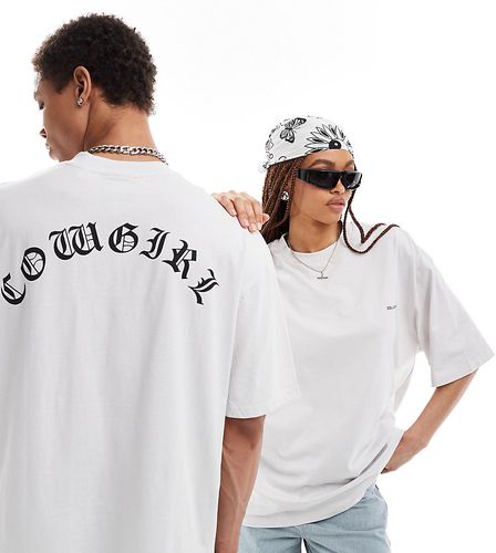 SLOGAN Unisex - T-shirt coupe skateur avec imprimé Cowgirl » style western - Collusion - Modalova