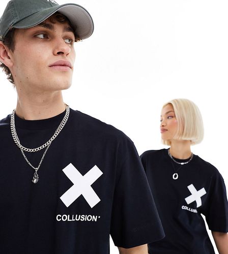 T-shirt unisexe en coton avec logo X - Collusion - Modalova