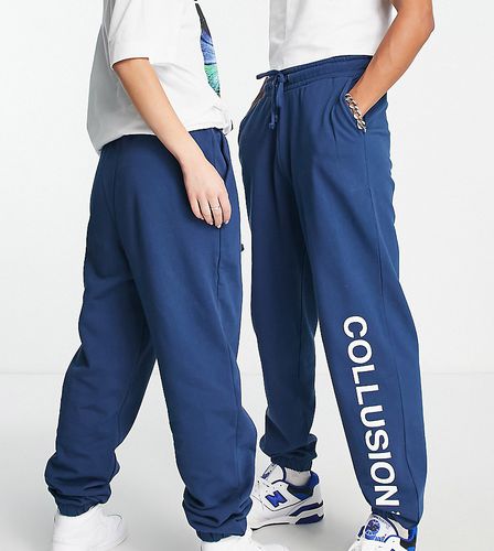 Unisex - Pantalon de jogging à logo - foncé - Collusion - Modalova