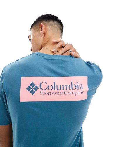North Cascades - T-shirt avec imprimé au dos - Bleu sarcelle et - Columbia - Modalova