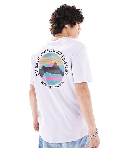Rollingwood - T-shirt avec imprimé dans le dos - Lilas - Exclusivité ASOS - Columbia - Modalova