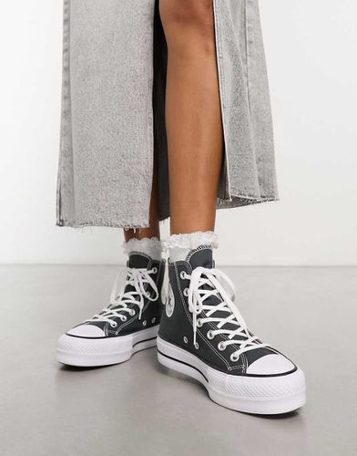 Chuck Taylor All Star Lift Hi - Baskets montantes à semelle compensées - Gris foncé - Converse - Modalova