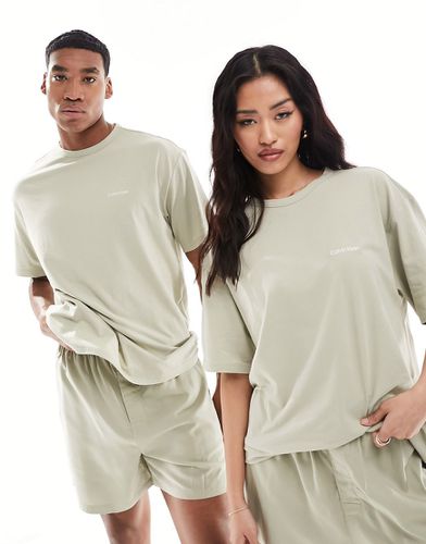 Modern Cotton - T-shirt confort - -beige - Calvin Klein - Modalova