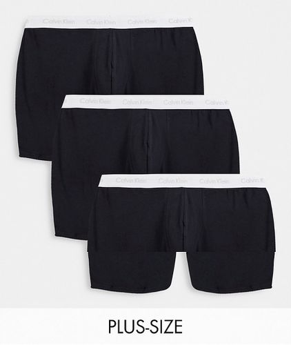 Big & Tall - Lot de 3 boxers en coton stretch - Calvin Klein - Modalova