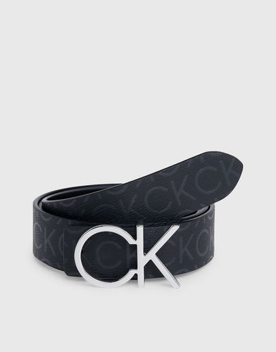 Ceinture réversible en cuir avec logo - Calvin Klein - Modalova