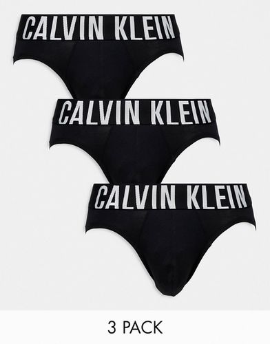 Intense Power - Lot de 3 slips en coton stretch - Calvin Klein - Modalova