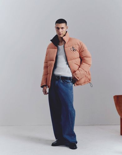 Doudoune réversible style années 90 - Orange - Calvin Klein Jeans - Modalova