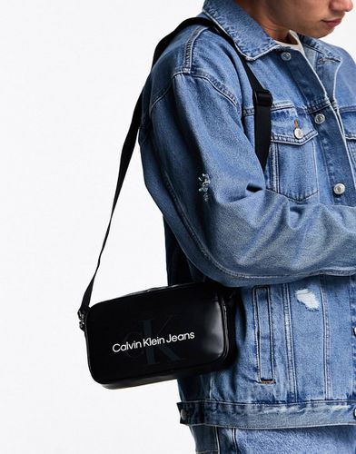 Sac bandoulière à monogramme - Calvin Klein Jeans - Modalova