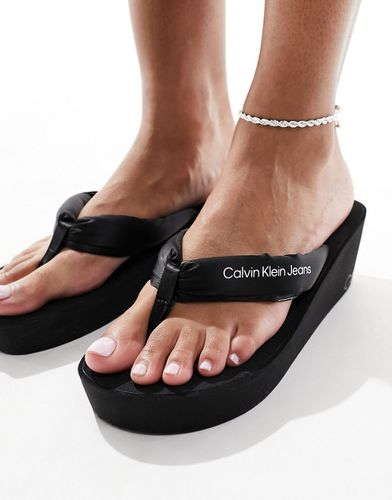 Sandales compensées matelassées - Multicolore - Calvin Klein Jeans - Modalova